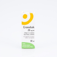 CROMABAK 20mg/ml flacon 10 ml (Cromoglicate de sodium)