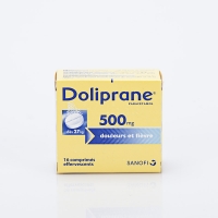 DOLIPRANE 500mg  bte 16 eff  (Paracétamol)