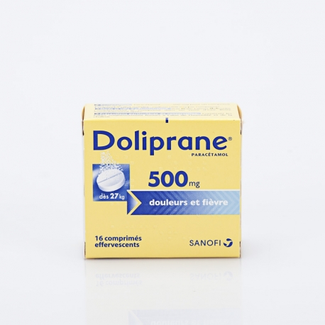 DOLIPRANE 500mg  bte 16 cp  (Paracétamol)