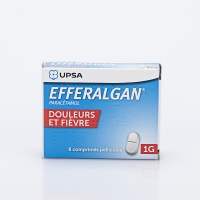 EFFERALGAN TAB 1G 8cp (Paracétamol)