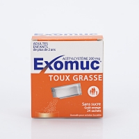 EXOMUC 200 mg 24 sachets ( Acétylcystèine )