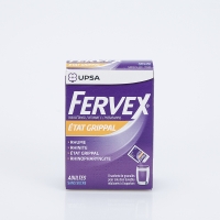 FERVEX Adulte 8 sachets  sans sucre (Paracétamol,Vitamine C,Phéniramine)