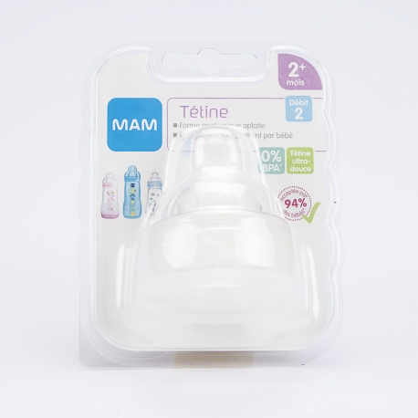 Lot De 12 Tétines MAM Taille 3 - Pour Bébés Dès 6 Mois - En Silicone Doux - Biberons Col Large