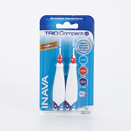 INAVA TRIO Compact Brossettes Interdentaires 3 en 1