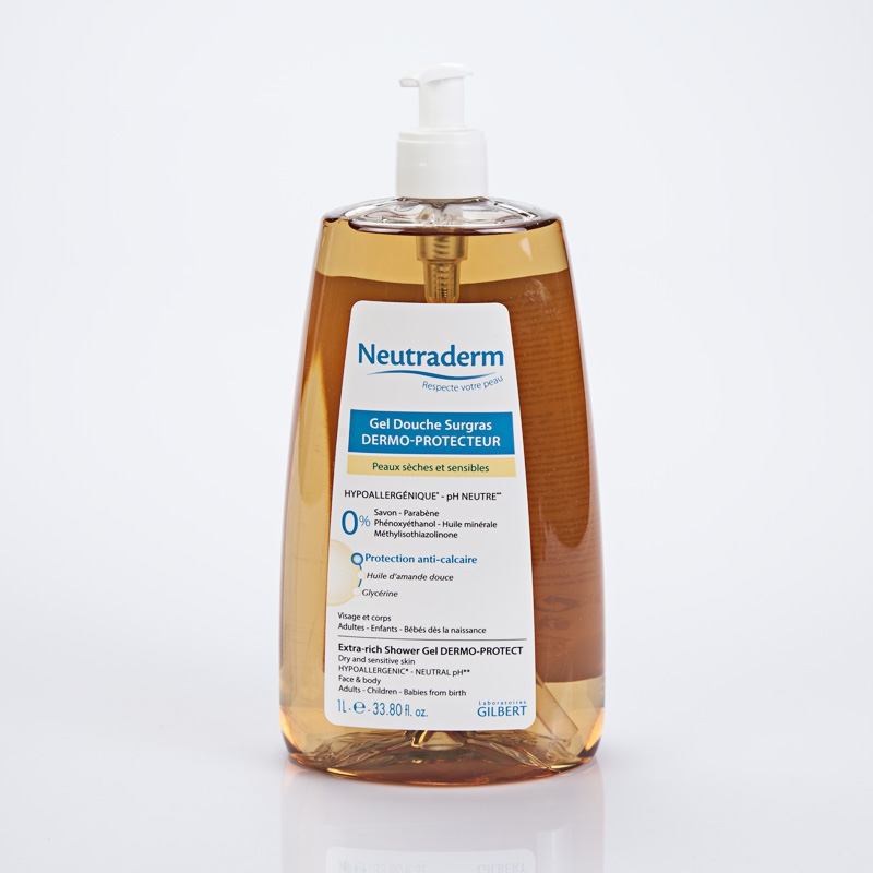 Gel Douche PH Neutre Neutraderm - Pour Bébé Et Peaux Sensibles, Sans Parfum