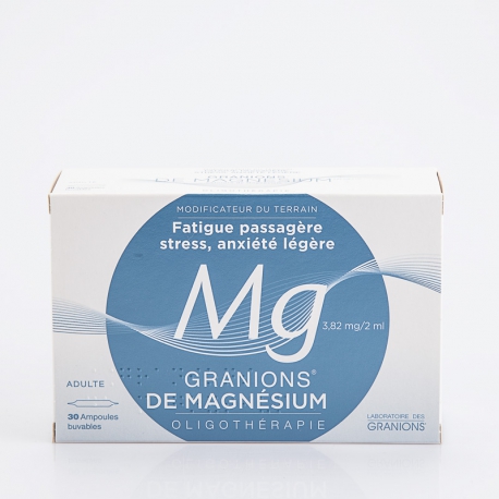 GRANIONS De Magnésium (Chlorure de Magnésium)