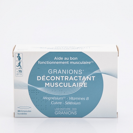 GRANIONS Décontractant musculaire (Mg,Vit B,Cu,Se)