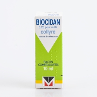 BIOCIDAN 10ml collyre (Bromure de céthexonium)