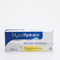 MYCOHYDRALIN 3 Comprimés Vaginaux (Clotrimazole 200 mg)