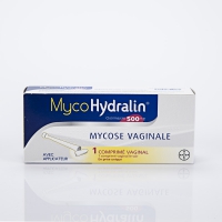 MYCOHYDRALIN 1 Comprimé Vaginal (Clotrimazole 500mg)