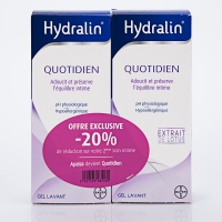 HYDRALIN Quotidien Gel Lavant Intime 2x200 ml