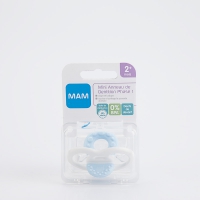 MAM Mini Anneau de Dentition Phase 1 +2 mois  Bleu