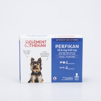 CLEMENT THEKAN Perfikan Pour Chiens de 1,5 à 4 kg  4 Pipettes