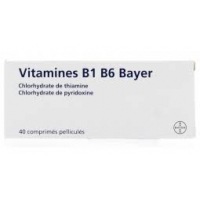 VITAMINE B1 B6 Bayer 40 cp (Chlorhydrate de thiamine et pyridoxine)