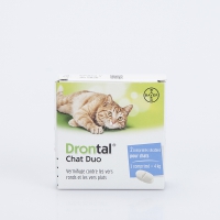 BAYER Drontal Chat Duo 2 comprimés