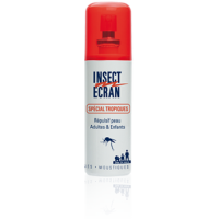 INSECT ECRAN Spécial Tropiques Répulsif peau Adultes et Enfants  75 ml