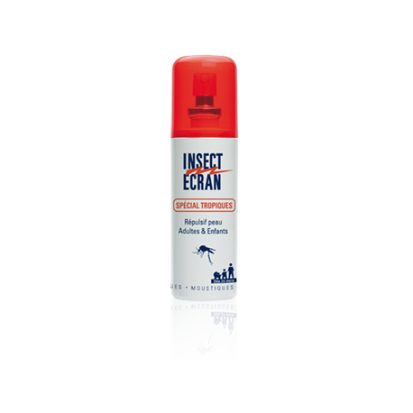 INSECT ECRAN Spécial Tropiques Répulsif peau Adultes et Enfants  75 ml