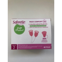 SAFORELLE Cup Protect 2 Coupes Menstruelles Taille 2