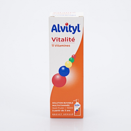 ALVITYL Vitalité Solution Buvable Multivitaminé  150 ml