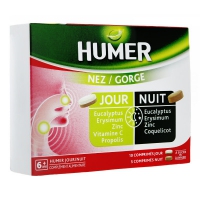 HUMER Nez/Gorge Jour et Nuit  15 Comprimés