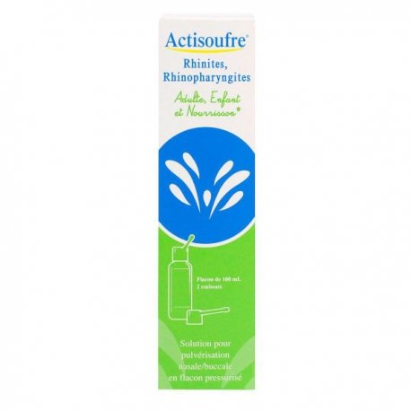 ACTISOUFRE Solution Pour Pulvérisation Nasale/Buccale Spray 100 ml