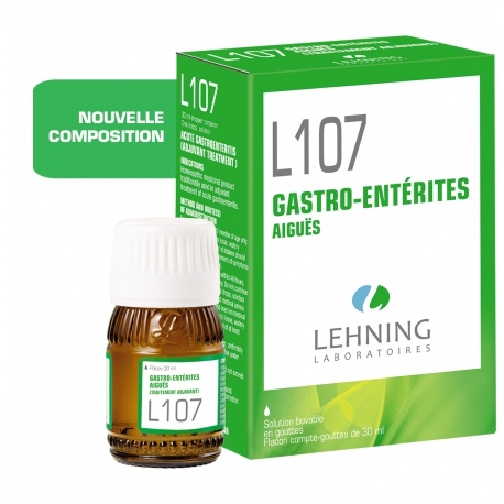 LEHNING L 107 Gastro-Entérites Aiguës Solution Buvable 30 ml