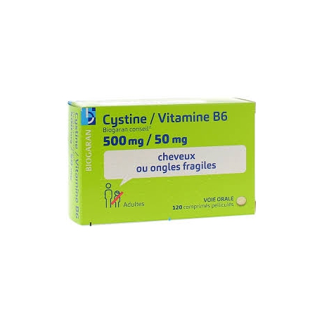CYSTINE/VITAMINE B6 120 cp Biog (Cystine/Vit B6)