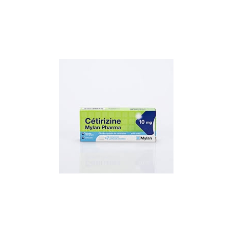 CETIRIZINE Mylan 10 mg (cétirizine)  7 comprimés