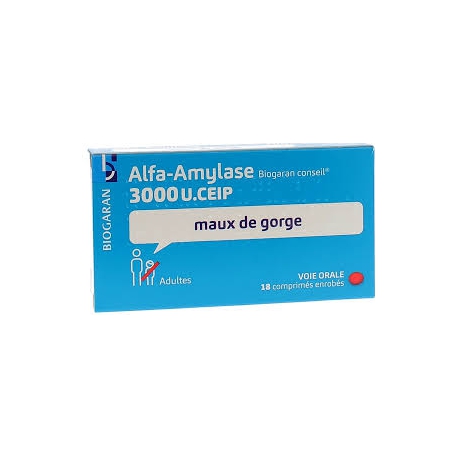 ALFA AMYLASE Biogaran 18 cp (Alfa-amylase)