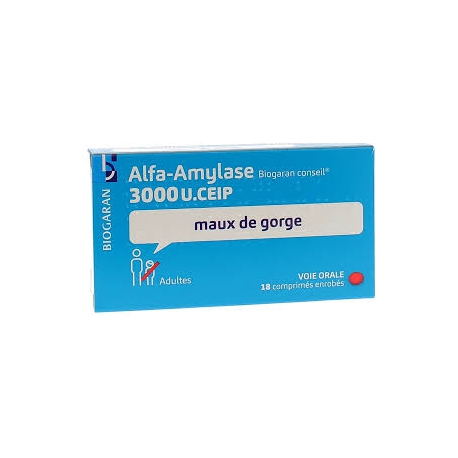 ALFA AMYLASE Biogaran 18 cp (Alfa-amylase)