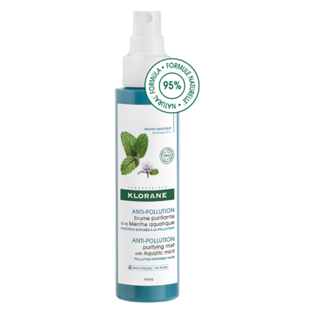 KLORANE Anti-Pollution Brume Purifiante à la Menthe aquatique 100 ml