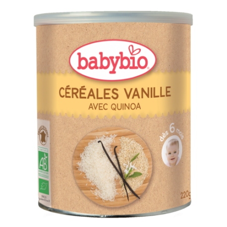 Babybio Céréales Vanille avec Quinoa dès 6 mois220g