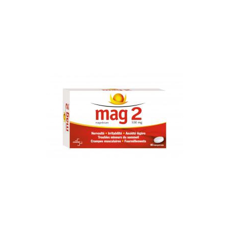 Mag 2 ( magnésium 100 mg ) 60 comprimés