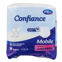 Confiance Mobile Absorption 10 Taille M Sachet 14 Sous-vêtements