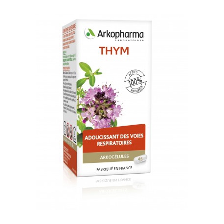 Arkogélules Thym Adoucissant des Voies Respiratoires 45 gélules
