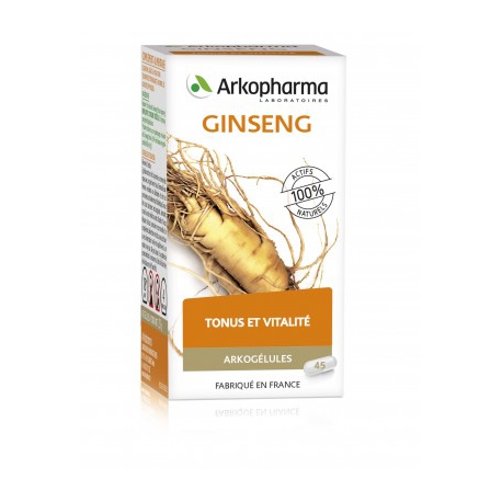 Arkogélules Ginseng Tonus et Vitalité 45 gélules