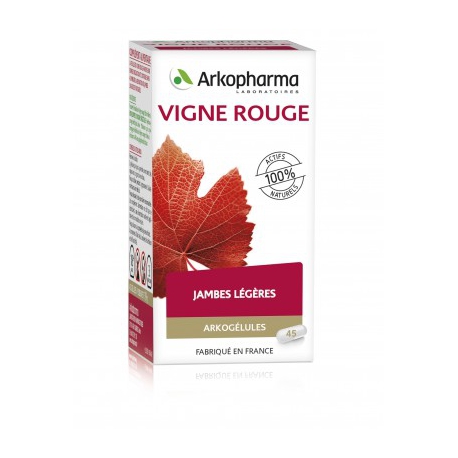 Arkogélules Vigne Rouge Jambes Légères 45 gélules