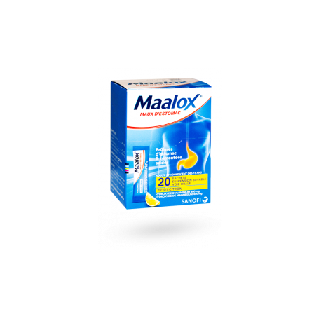 Maalox Maux d'Estomac Goût Citron 20 sachets