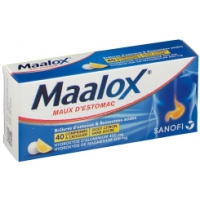 MAALOX Maux d'Estomac 40 comprimés Goût Citron