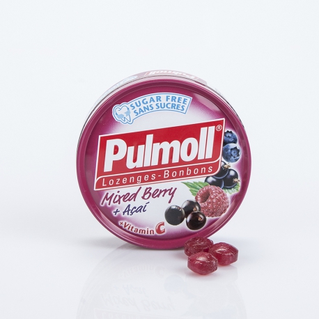 Pulmoll Pastilles Mal de Gorge Mélange de Baie 45g