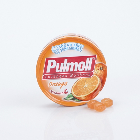 Pulmoll Pastilles Mal de Gorge Orange 45g