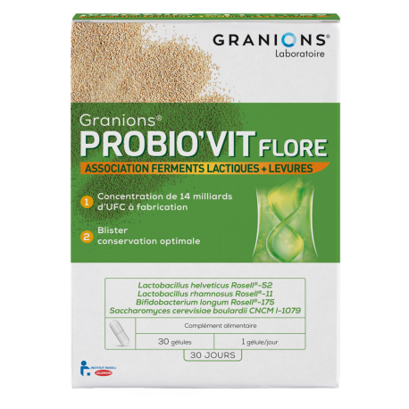 Granions Probio'Vit Flore 30 gélules
