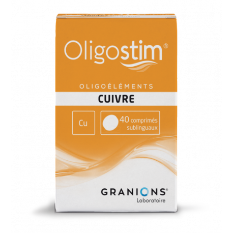 Granions Oligostim Cuivres 40 comprimès