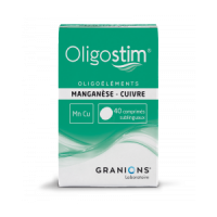 Granions Oligostim Manganèse-Cuivre 40 comprimès