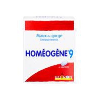 Homéogène 9 Boiron Maux de gorge 60 comprimés