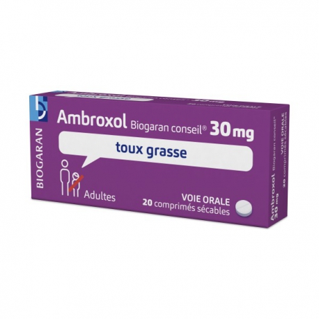 AMBROXOL 30mg 20cp Biogaran (Ambroxol)