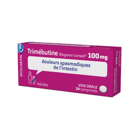 TRIMEBUTINE 100mg Biogaran conseil 20 cp (Trimébutine)