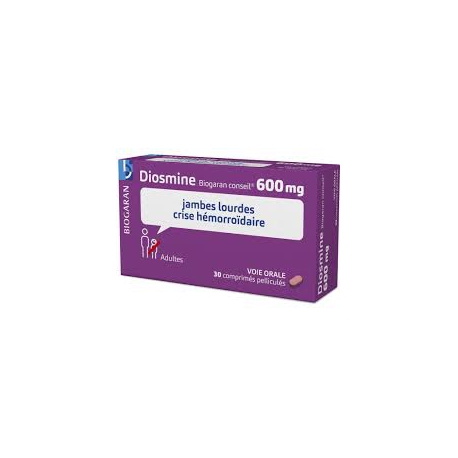 DIOSMINE 600mg 30 cp Biogaran (Diosmine)