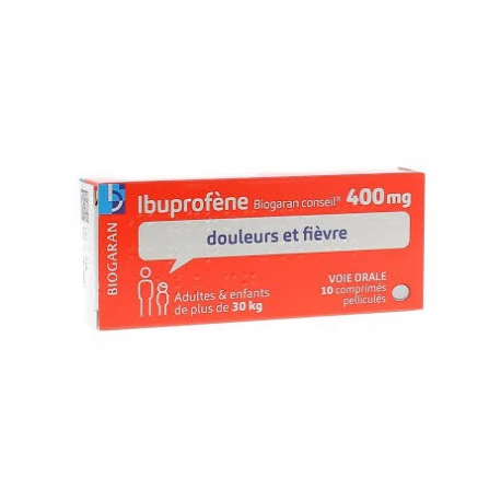 Ibuprofène 400mg boite 10 cp (Ibuprofène)