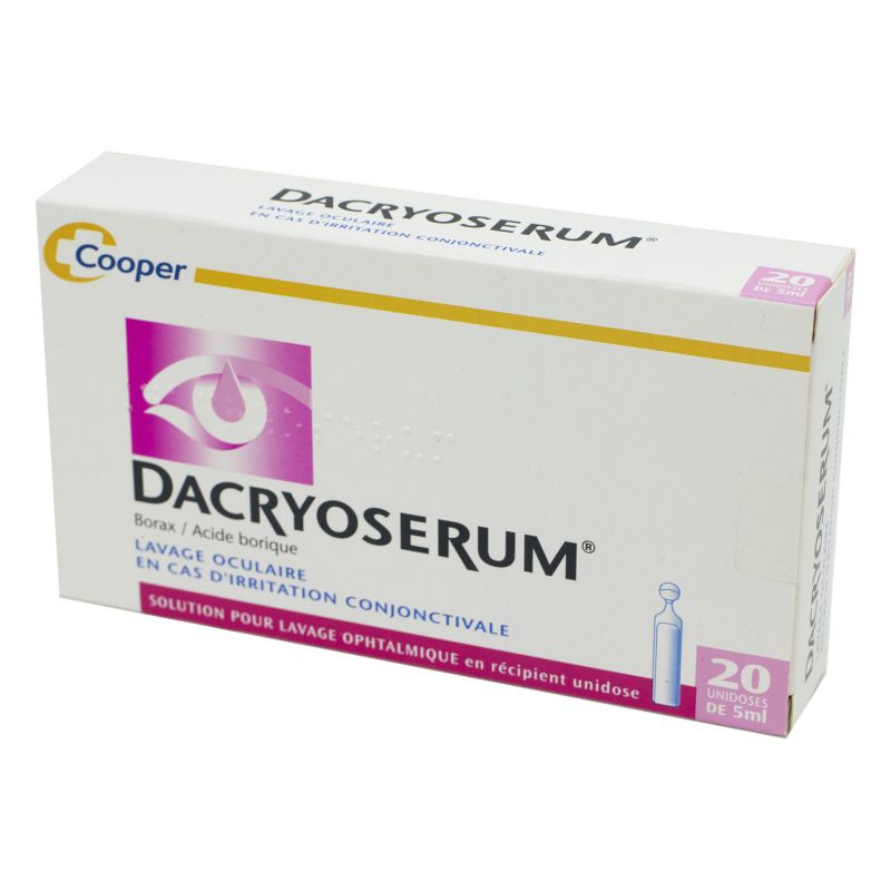 Dacryoserum Unidoses Borax Acide Borique Mon Armoire A Pharmacie Com